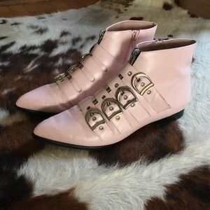 Jeffrey Campbell Pink Ankle Boots 9